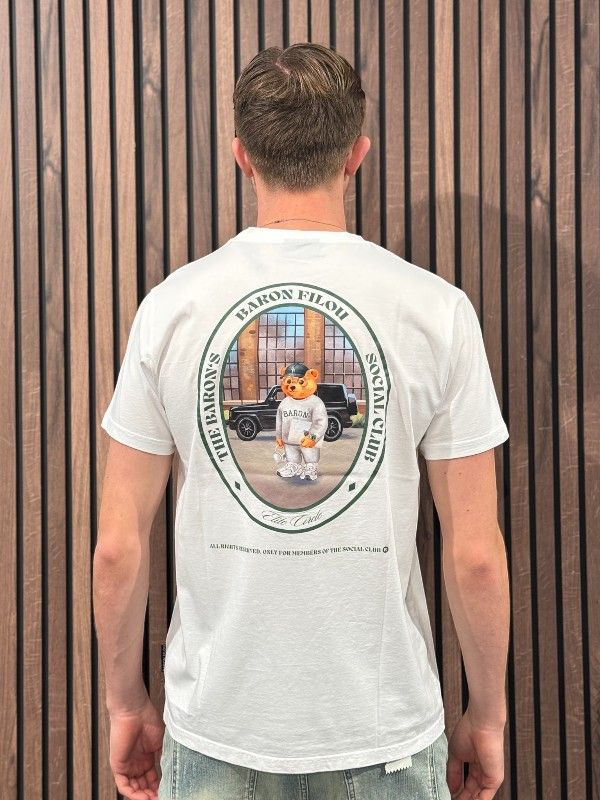 Baron Filou - T-shirt Filou CXLVII - Wit