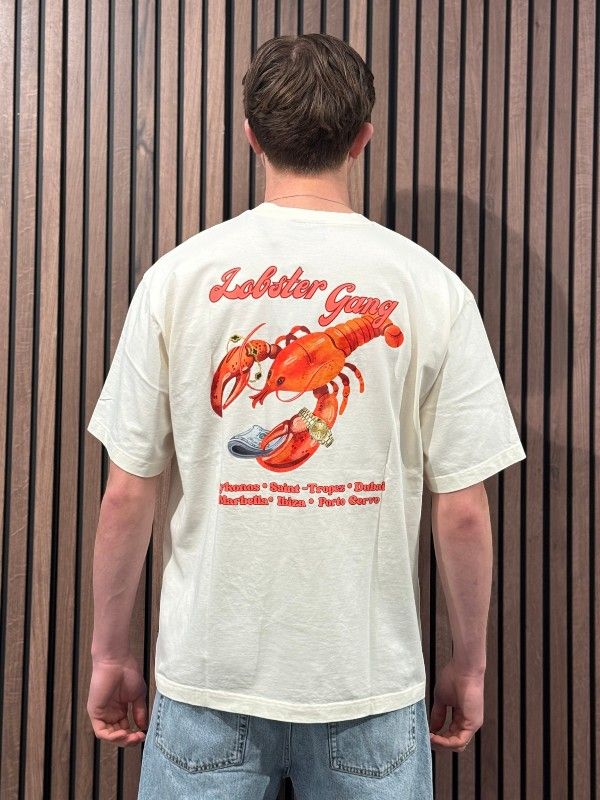 Baron Filou - T-shirt Lobster Gang - Wit