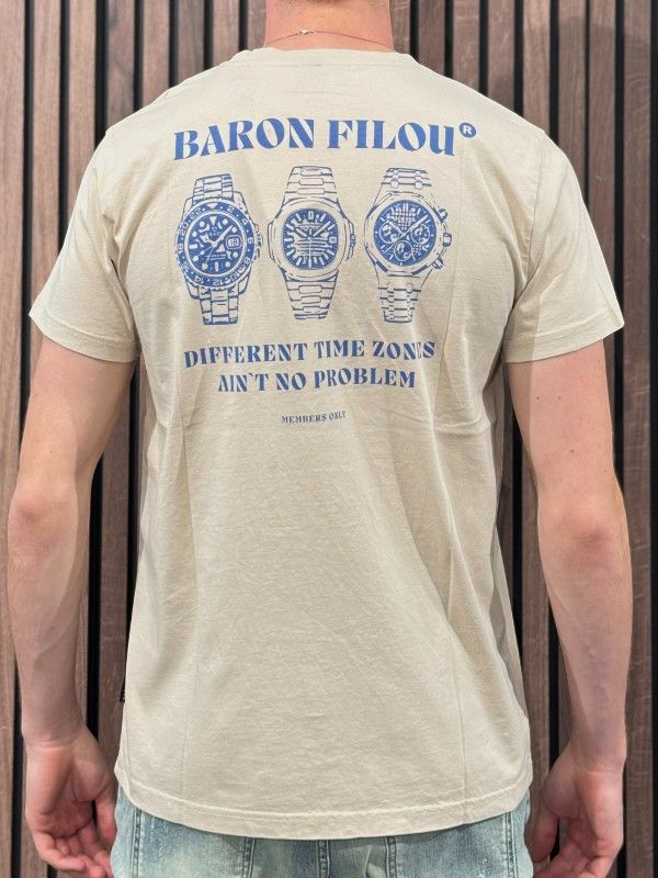 Baron Filou - T-shirt Timezones - Beige