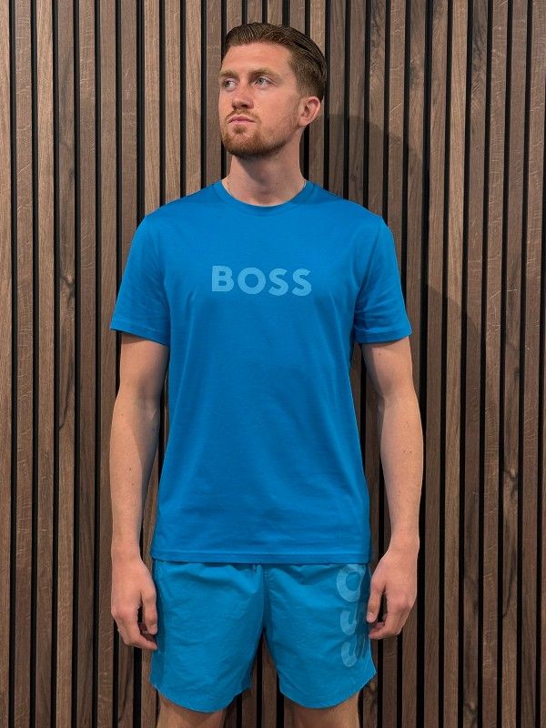 Boss - T-shirt RN - Blauw