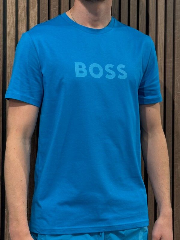 Boss - T-shirt RN - Blauw