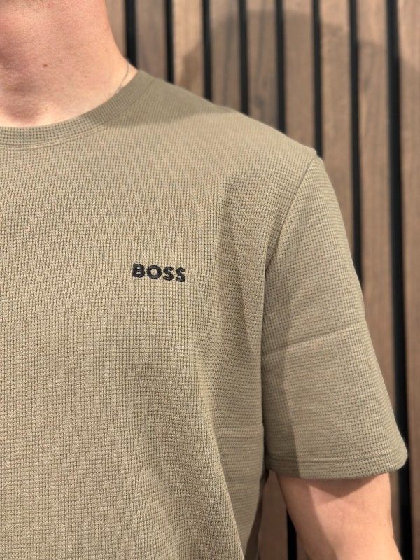Boss - Waffle T-Shirt - Bruin