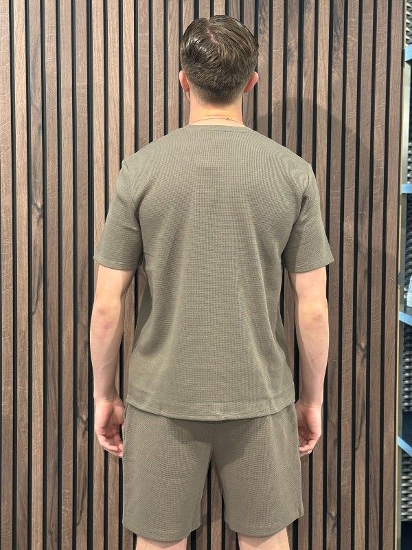 Boss - Waffle T-Shirt - Bruin