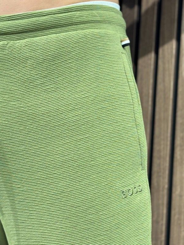 Boss - Rib Shorts - Groen