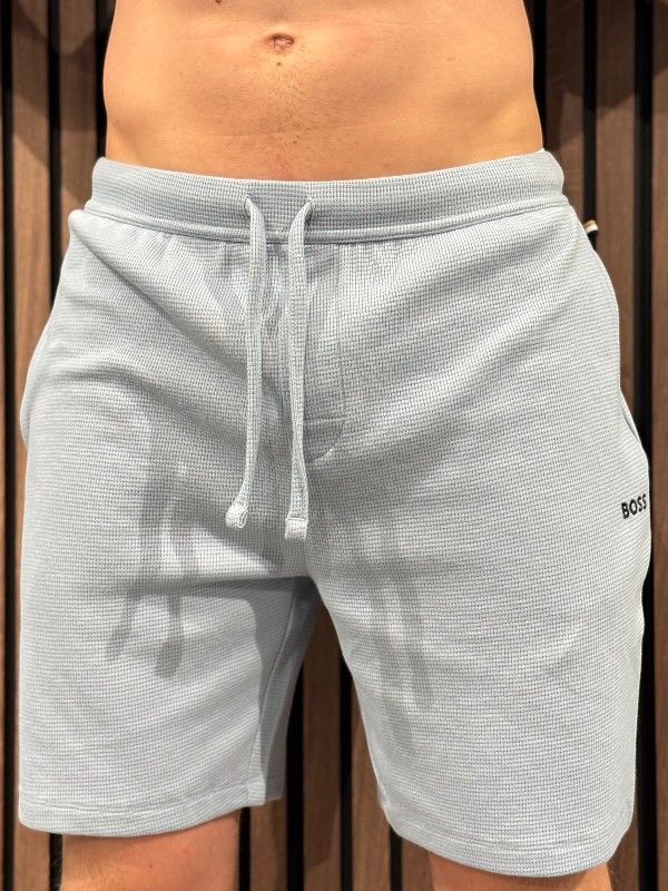 Boss - Waffle Shorts - Blauw