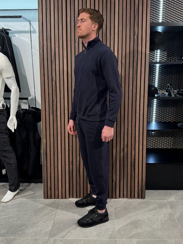 Boss - Structure Pants - Blauw