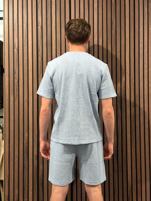 Boss - Structure Shorts - Blauw