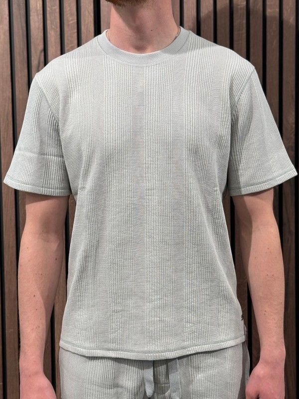 Boss - Structure T-shirt - Grijs