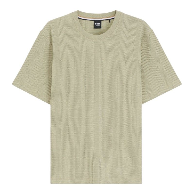 Boss - Structure T-shirt - Groen