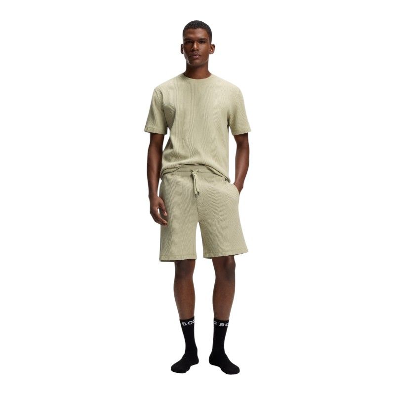 Boss - Structure T-shirt - Groen