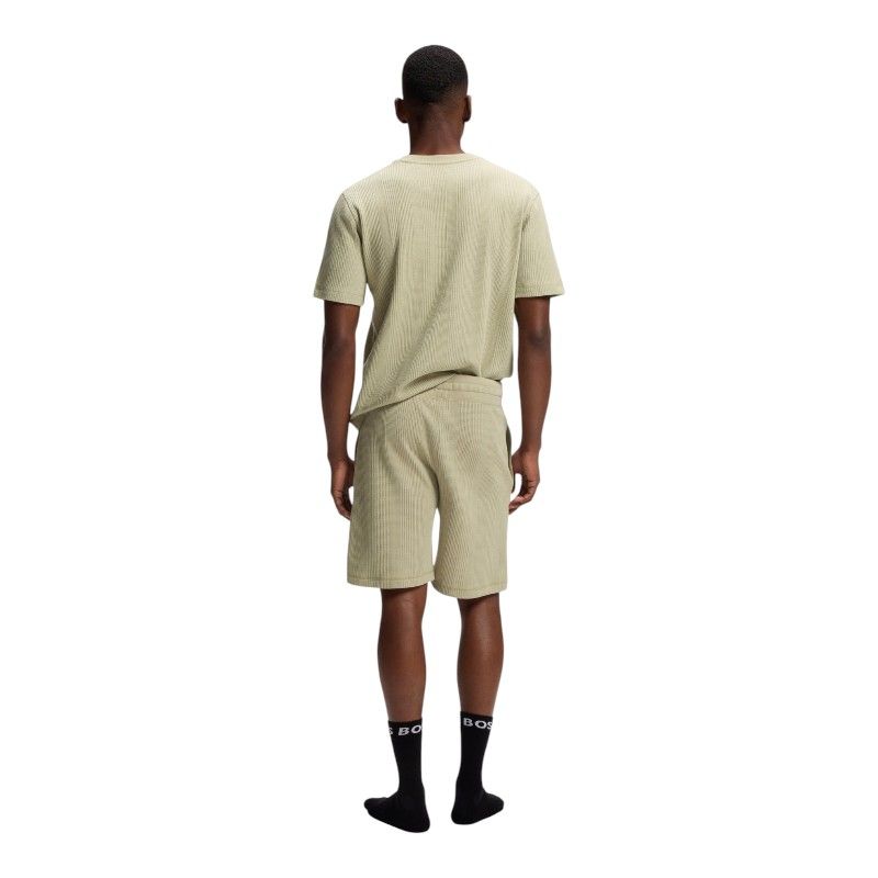 Boss - Structure T-shirt - Groen
