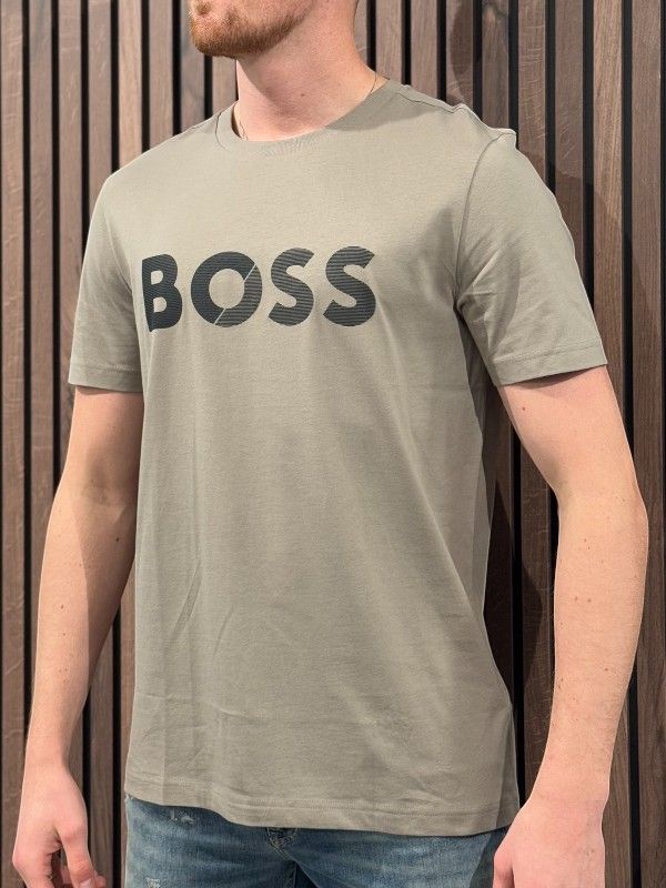 Boss - Tee Tape Logo - Beige