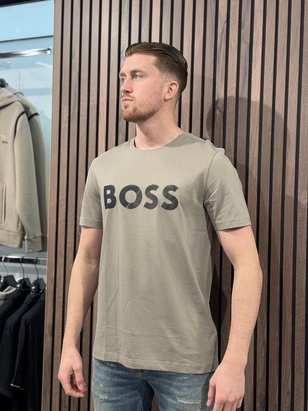 Boss - Tee Tape Logo - Beige