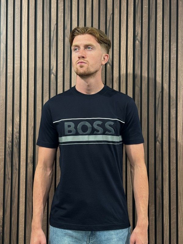 Boss - Tee Iconic Zone - Blauw