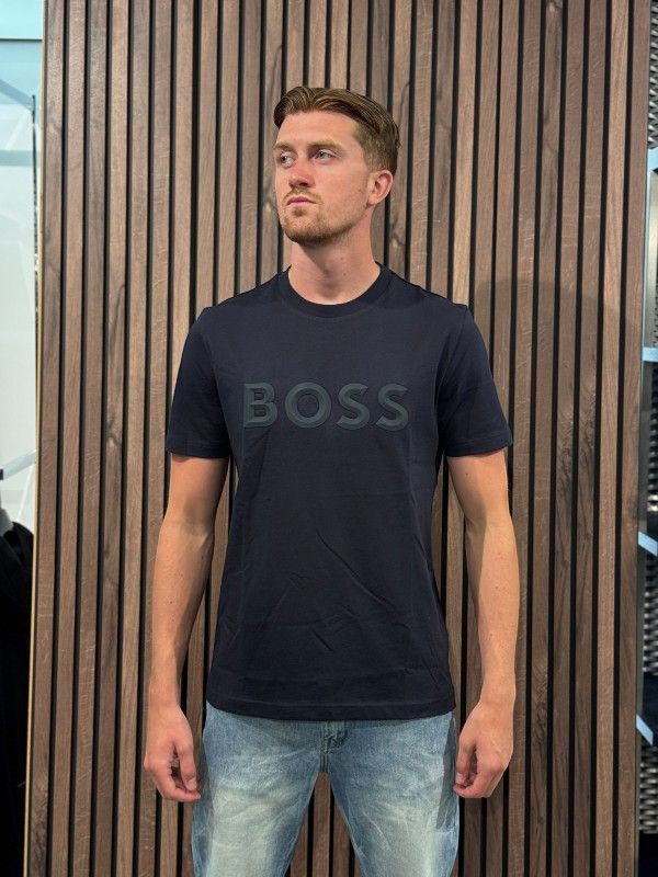 Boss - Tee Iconic Zone - Blauw