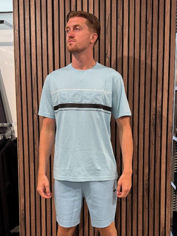 Boss - Tee Iconic Zone - Blauw
