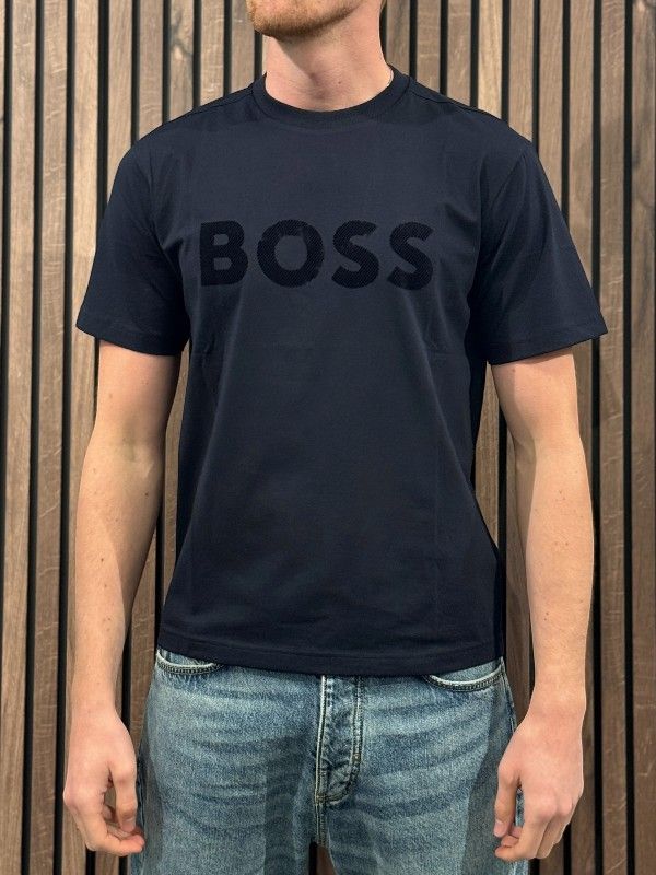 Boss - TS_Iconic Logo - Blauw