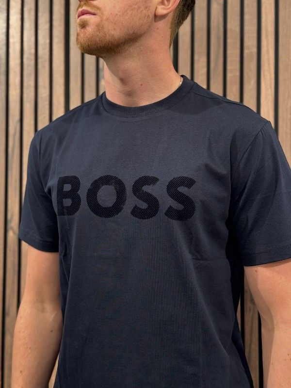 Boss - TS_Iconic Logo - Blauw