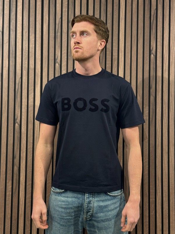 Boss - TS_Iconic Logo - Blauw
