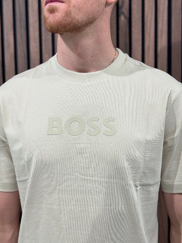 Boss - TS_Logo - Beige