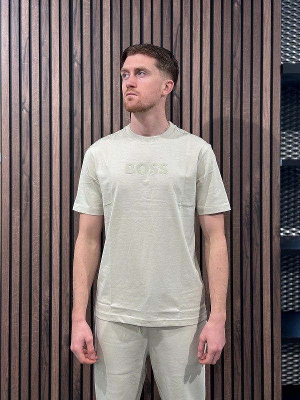 Boss - TS_Logo - Beige