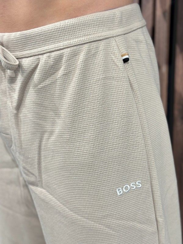 Boss - Waffle Pants - Beige