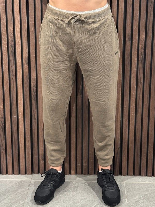 Boss - Waffle Pants Cuff - Middelbruin