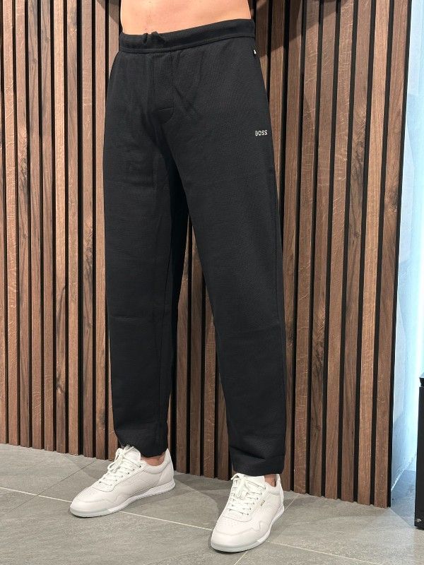 Boss - Waffle Pants - Zwart