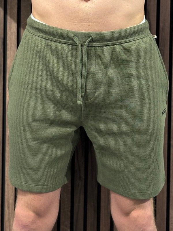 Boss - Waffle Shorts - Groen