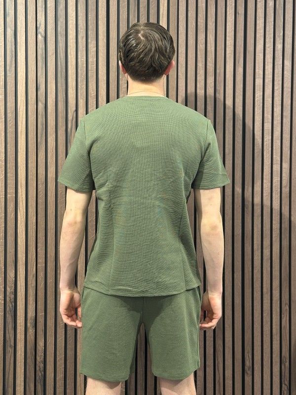 Boss - Waffle Shorts - Groen