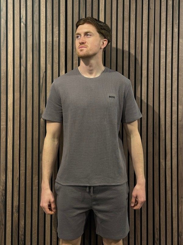 Boss - Waffle Shorts - Paars