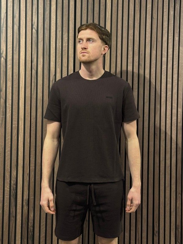 Boss - Waffle T-Shirt - Bruin