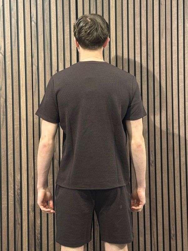 Boss - Waffle T-Shirt - Bruin