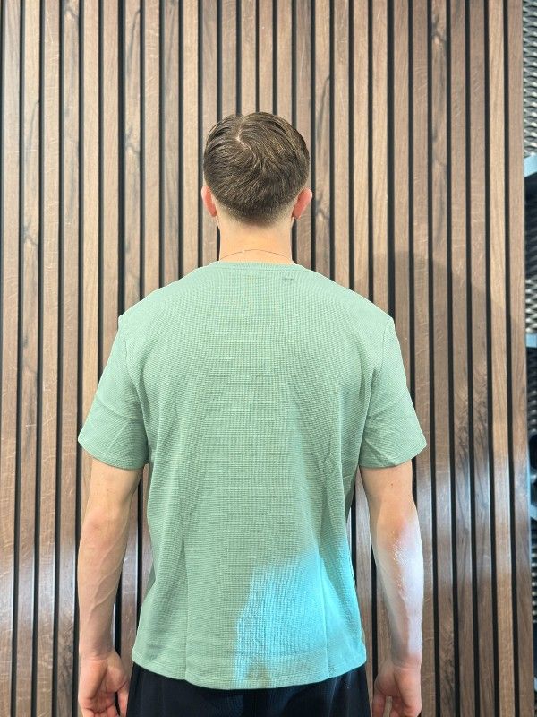 Boss - Waffle T-Shirt - Groen