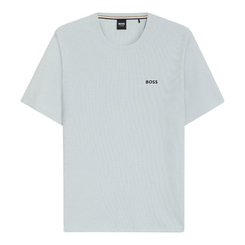 Boss - Waffle T-Shirt - Lichtblauw