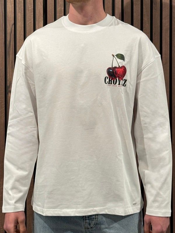 Croyez - Cerise D'Amour Longsleeve - Wit
