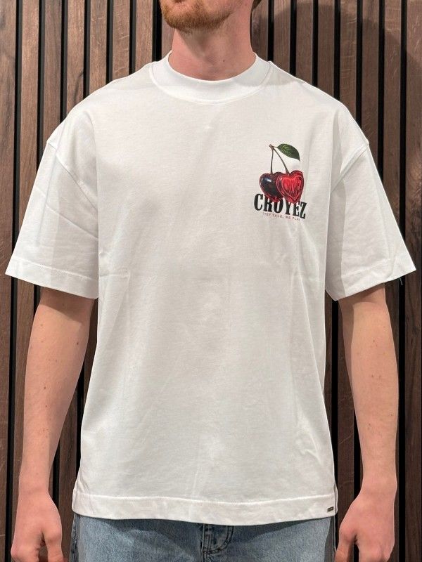 Croyez - Cerise D'Amour T-shirt - Wit