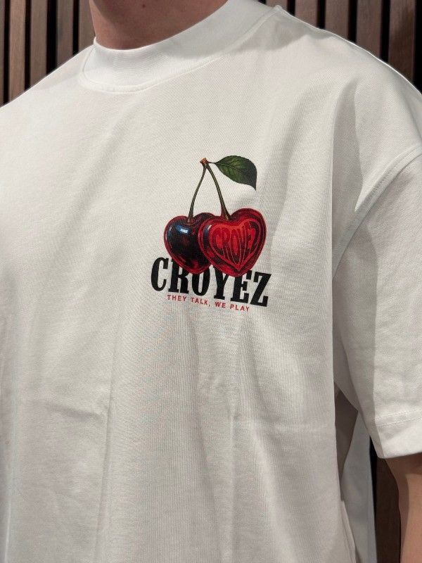 Croyez - Cerise D'Amour T-shirt - Wit
