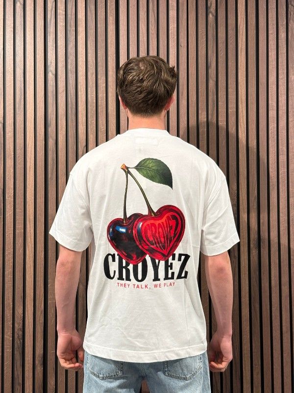 Croyez - Cerise D'Amour T-shirt - Wit