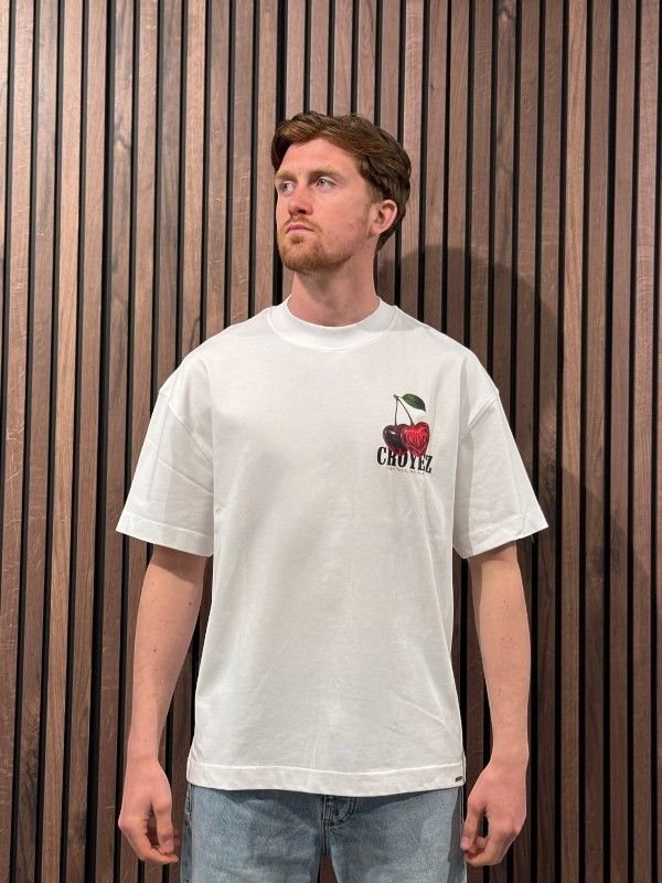 Croyez - Cerise D'Amour T-shirt - Wit