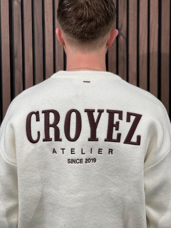 Croyez - Croyez Gallery Knit Sweater - Wit