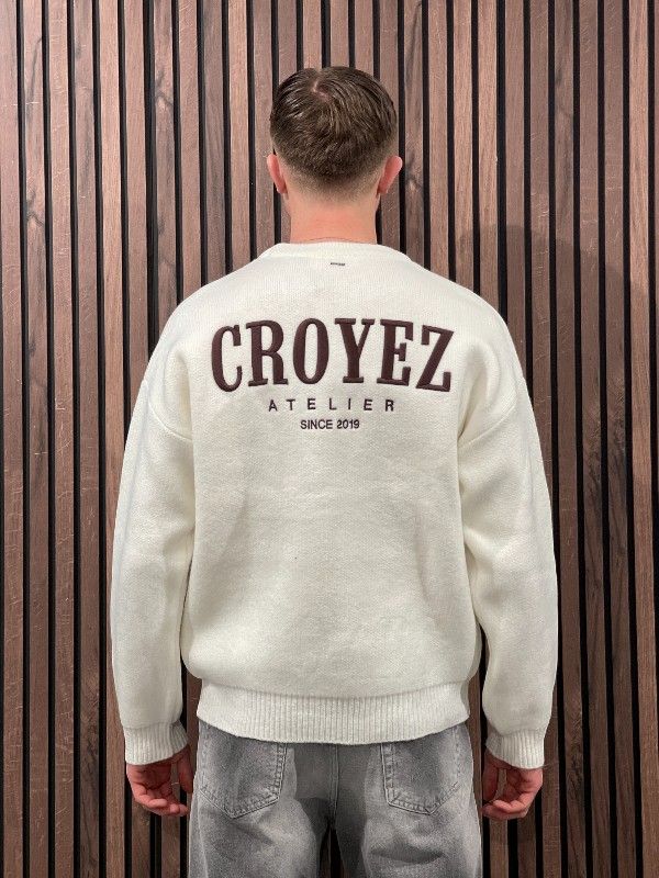 Croyez - Croyez Gallery Knit Sweater - Wit