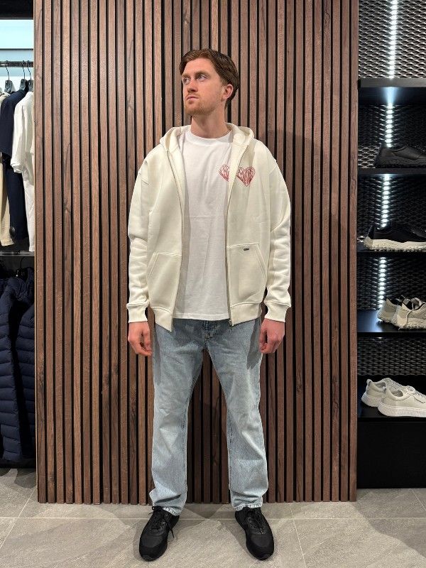 Croyez - Croyez Stitched Heart T-shirt - Wit