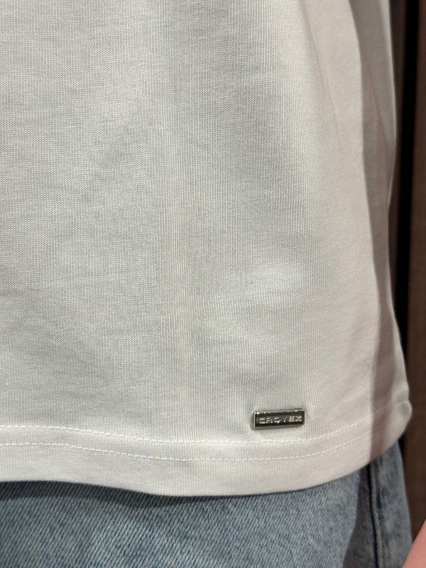 Croyez - Croyez Stitched Heart T-shirt - Wit