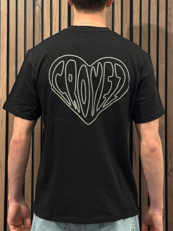 Croyez - Croyez Stitched Heart T-shirt - Zwart