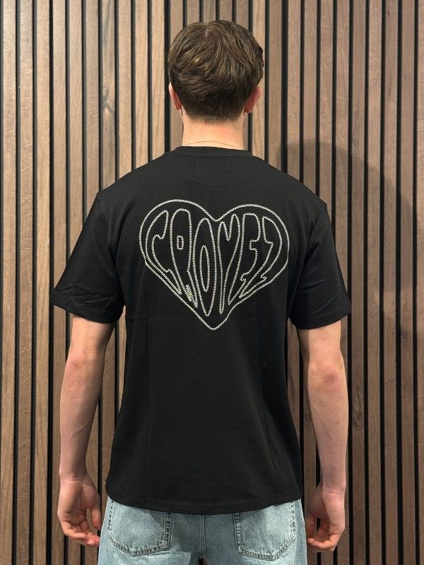 Croyez - Croyez Stitched Heart T-shirt - Zwart