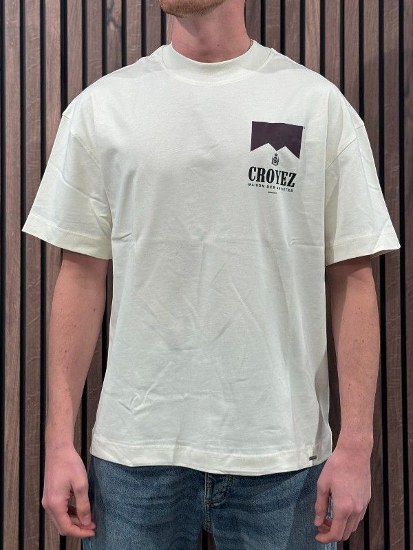 Croyez - Maison Fumes T-shirt - Wit
