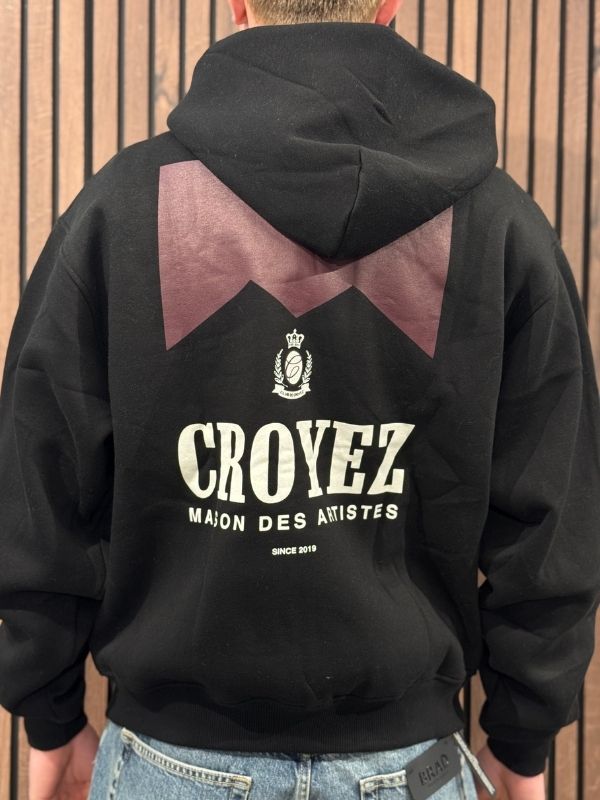 Croyez - Maison Fumes Zip Hoodie - Zwart