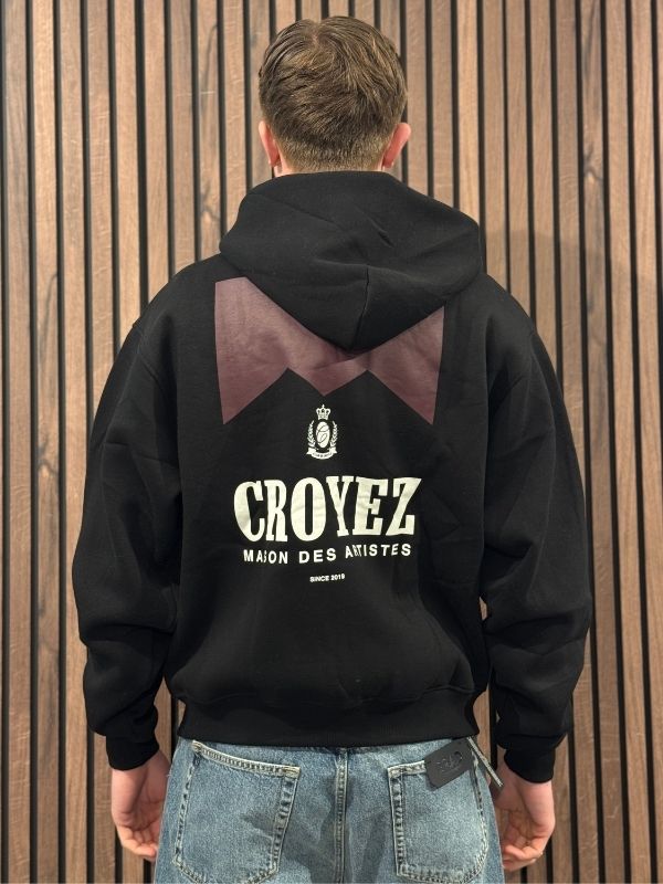 Croyez - Maison Fumes Zip Hoodie - Zwart