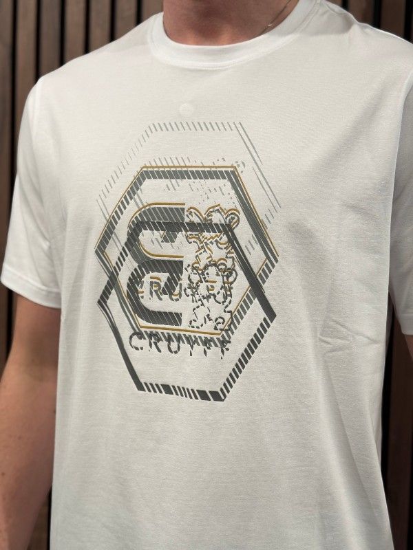 Cruyff Classics - C-Lion Chest Graphic Tee - Wit